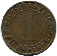 1 REICHSPFENNIG 1929 D ALEMANIA Moneda GERMANY #DB784.E.A - 1 Rentenpfennig & 1 Reichspfennig