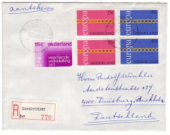 Em. Europa 1971 Aangetekend Zandvoort - Duitsland - Non Classés