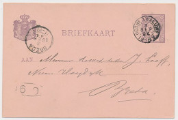 Kleinrondstempel Hooge Zwaluwe 1884 - Zonder Classificatie
