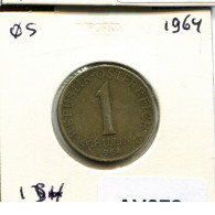 1 SCHILLING 1964 AUSTRIA Coin #AV072.U.A - Oesterreich