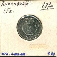 1 FRANC 1970 LUXEMBOURG Pièce #AT209.F.A - Luxembourg