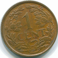 1 CENT 1968 NIEDERLÄNDISCHE ANTILLEN Bronze Fish Koloniale Münze #S10801.D.A - Niederländische Antillen