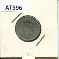 1 FRANC 1951 DUTCH Text BÉLGICA BELGIUM Moneda #AT996.E.A - 1 Franc