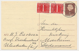 Briefkaart G. 325 / Bijfrankering Meerssen - Dedemsvaart 1966 - Ganzsachen