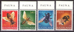 Yugoslavia 1978 -Fauna-Bees  - Mi 1728-1731 - MNH**VF - Ungebraucht