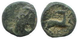 DEER Authentic Original Ancient GREEK Coin 2.3g/12mm #NNN1487.9.U.A - Greek