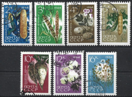 Russia 1964. Scott #2913-9 (U) Vegetables (Complete Set) - Used Stamps