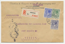 Em. Veth Aangetekend Arnhem - Duitsland 1930 - Unclassified