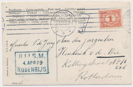 Stationstempel H.IJ.S.M. Rodenrijs 1909 - Non Classés