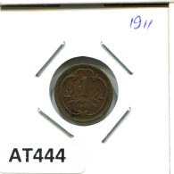 1 HELLER 1911 ÖSTERREICH AUSTRIA Münze #AT444.D.A - Oostenrijk