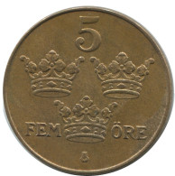 5 ORE 1941 SUECIA SWEDEN Moneda #AC472.2.E.A - Suède