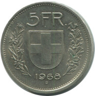 5 FRANC 1968 B SCHWEIZ SWITZERLAND Münze HELVETIA #AD991.2.D.A - Altri & Non Classificati