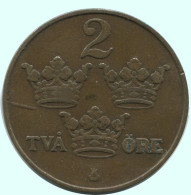 2 ORE 1912 SWEDEN Coin #AC813.2.U.A - Svezia