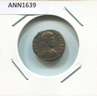 THEODOSIUS I THESSALONICA TES AD383-388 VIRTVS AVGGG 2.3g/16mm #ANN1639.30.D.A - Der Spätrömanischen Reich (363 / 476)