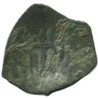 Auténtico Original Antiguo BYZANTINE IMPERIO Trachy Moneda 1.4g/20mm #AG651.4.E.A - Byzantinische Münzen