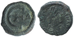 FLAVIUS PETRUS SABBATIUS PENTANUMMIUS BYZANTINISCHE Münze  2g/17m #AA547.19.D.A - Bizantine