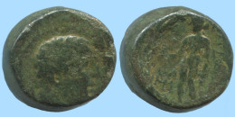 Auténtico ORIGINAL GRIEGO ANTIGUO Moneda 6.9g/15mm #AF987.12.E.A - Greek