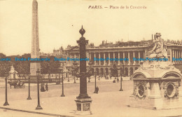R631041 Paris. Place De La Concorde - Monde