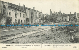 R630620 Gerbeviller After The Bombardment. E. Le Deley. 35. Serie - Monde