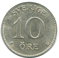 10 ORE 1934 SUÈDE SWEDEN ARGENT Pièce #AD071.2.F.A - Svezia