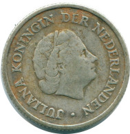 1/4 GULDEN 1954 NIEDERLÄNDISCHE ANTILLEN SILBER Koloniale Münze #NL10901.4.D.A - Niederländische Antillen