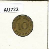 10 PFENNIG 1950 D WEST & UNIFIED GERMANY Coin #AU722.U.A - 10 Pfennig