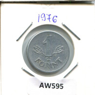 1 FORINT 1976 HUNGARY Coin #AW595.U.A - Hungary