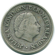 1/4 GULDEN 1957 ANTILLAS NEERLANDESAS PLATA Colonial Moneda #NL10995.4.E.A - Niederländische Antillen
