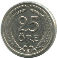 25 ORE 1946 SCHWEDEN SWEDEN Münze #AD191.2.D.A - Sweden