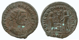 MAXIMIANUS ANTONINIANUS Antiochia *b/ant Concord 3.7g/20mm #NNN1815.18.D.A - La Tetrarchía Y Constantino I El Magno (284 / 307)