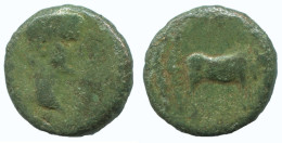 HORSE AUTHENTIC ORIGINAL ANCIENT GREEK Coin 3.5g/16mm #AA073.13.U.A - Greche