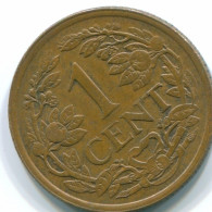 1 CENT 1968 NETHERLANDS ANTILLES Bronze Fish Colonial Coin #S10775.U.A - Antilles Néerlandaises