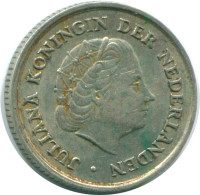 1/10 GULDEN 1966 ANTILLAS NEERLANDESAS PLATA Colonial Moneda #NL12765.3.E.A - Antilles Néerlandaises