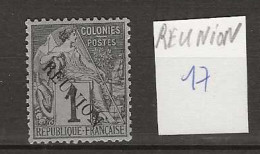 1891 MNH Réunion Yvert 17 Postfris** - Nuevos