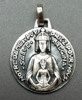 Beau Pendentif Médaille Religieuse Milieu XXe "Notre-Dame Du Puy" Graveur: Fernand Py - Religious Medal - Religion & Esotericism