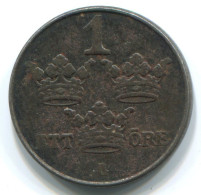1 ORE 1950 SCHWEDEN SWEDEN Münze #WW1084.D.A - Zweden