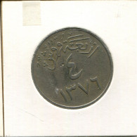 4 QIRSH 1956 ARABIA SAUDITA SAUDI ARABIA Islámico Moneda #AS171.E.A - Saoedi-Arabië