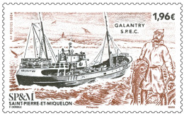 Saint-Pierre & Miquelon  - 2023 - Timbre - Le Galantry - Bateau - MNH ** - Neuf - New - - Unused Stamps