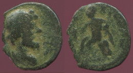 WREATH Antiguo Auténtico Original GRIEGO Moneda 1.2g/14mm #ANT1458.9.E.A - Griechische Münzen
