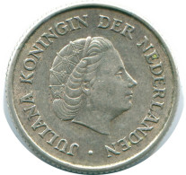 1/4 GULDEN 1962 NIEDERLÄNDISCHE ANTILLEN SILBER Koloniale Münze #NL11118.4.D.A - Antille Olandesi