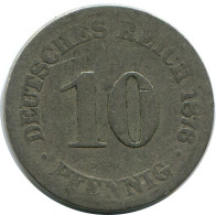 10 PFENNIG 1876 A ALLEMAGNE Pièce GERMANY #DB298.F.A - 10 Pfennig