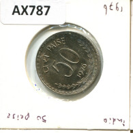 50 PAISE 1976 INDIEN INDIA Münze #AX787.D.A - Inde