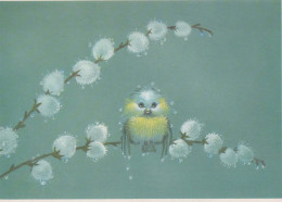 OSTERN HUHN Vintage Ansichtskarte Postkarte CPSM #PBO880.A - Easter