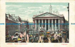 R631128 London. Royal Exchange. Postcard - Autres & Non Classés