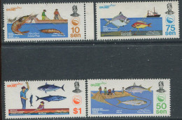 Brunei:Unused Stamp Serie Fishing, Fishes, Fishing Boats, Crawfish, 1983, MNH - Poissons