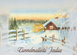 Buon Anno Natale Vintage Cartolina CPSM #PAV784.A - Nouvel An