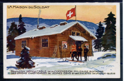 10824 Armée Suisse - La Maison Du Soldat Pavillon Pavillon Démontable - Unions Chrétiennes De Jeunes Gens  - Other & Unclassified