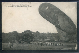 10887 Champ De Coetquidan - La Saucisse Ramenée à Terre - Camp De La Courtine - Exercice D'Aérostation - Zeppeline