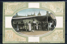 10802 Militaire - Feldküche Im Hauptbahnhof Zurich - Grenzbesetzung 1914 - Cuisine De Campagne à La Gare De Zurich - Autres & Non Classés