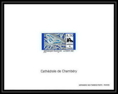 France - Bloc BF N°3021 Cathédrale De Chambéry Church église Non Dentelé ** MNH Imperf Deluxe Proof - Iglesias Y Catedrales